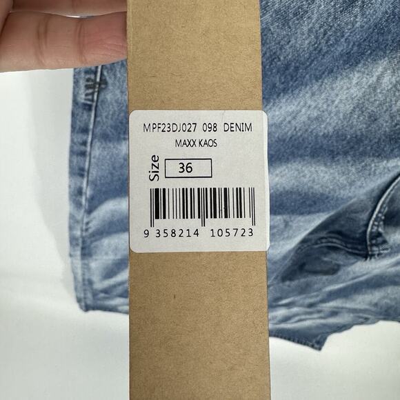 NWT Ksubi Maxx Kaos Fly Button Baggy Mens Denim Jeans Size 36x30 Hip Hop 90s - Picture 7 of 16